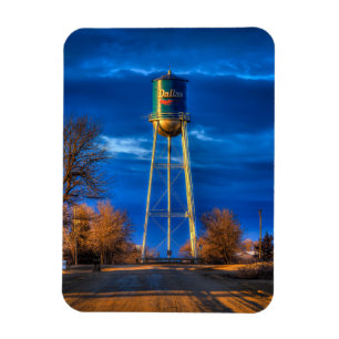 Dallas SD-vattentorn Magnet