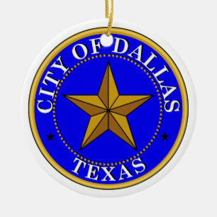 Dallas Seal Julgransprydnad Keramik