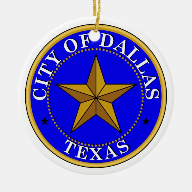 Dallas Seal Julgransprydnad Keramik (Framsidan)