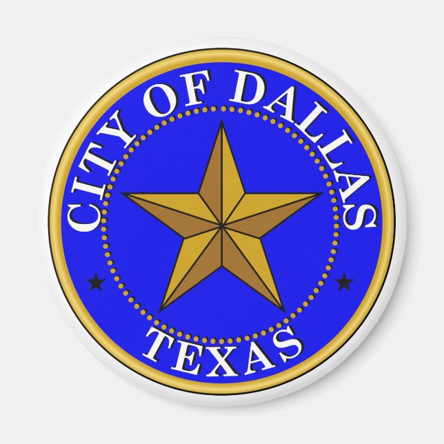 Dallas Seal Magnet (Framsidan)