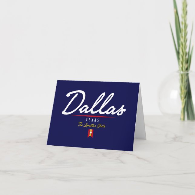 Dallas skrivar kort (Framsida)