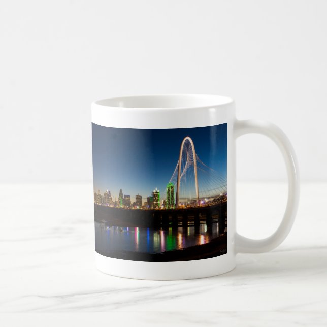 Dallas Skyline Dawn Coffee Mugg (Höger)