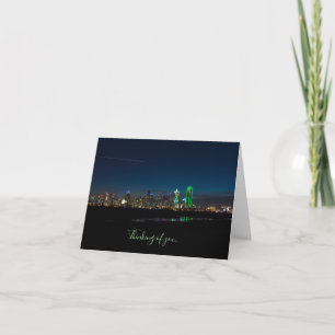 Dallas Skyline Dawn Pano tänker på ditt kort