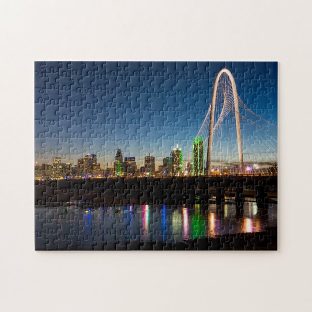 Dallas Skyline Dawn Pussel (Horisontell)