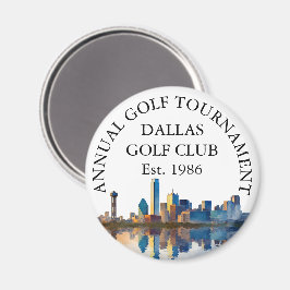 Dallas Skyline Golf Club Tournament Anpassad Magnet