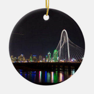Dallas Skyline Hunt Julgransprydnad Keramik