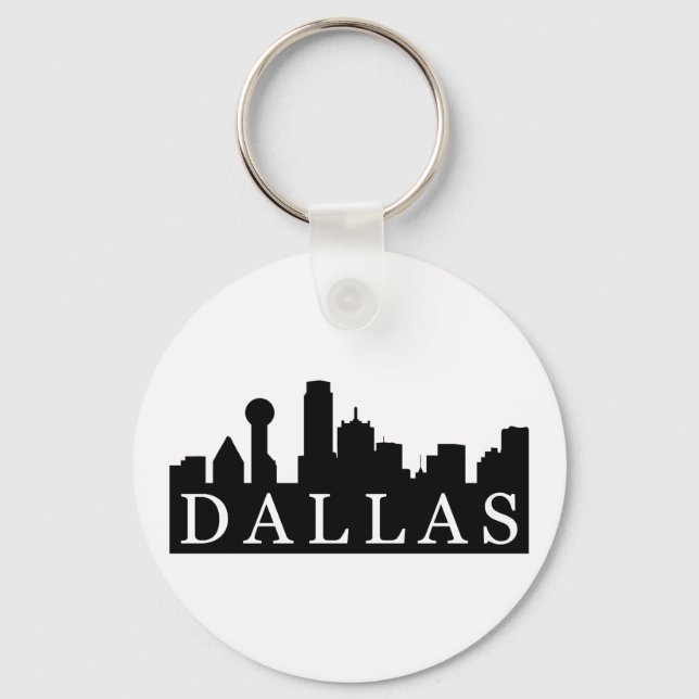 Dallas Skyline Nyckelring (Framsida)