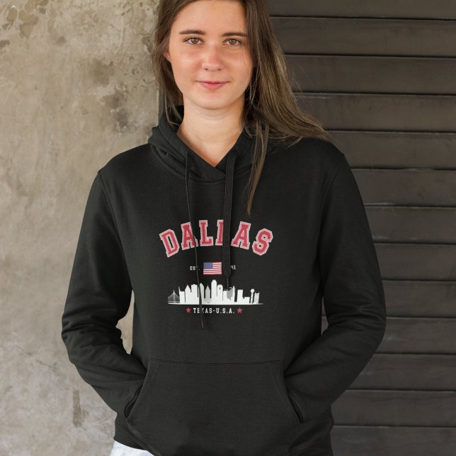 Dallas Skyline Silhouette T Shirt (Skapare uppladdad)