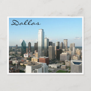 dallas skyline vykort