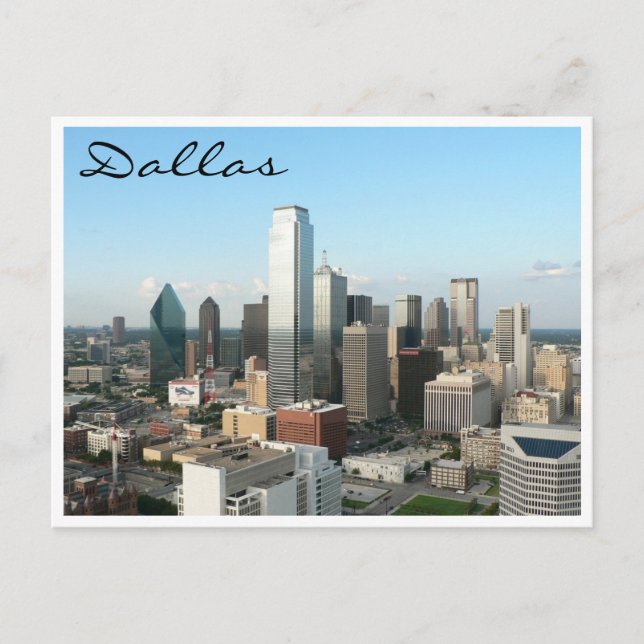 dallas skyline vykort (Framsida)