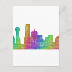 Dallas skyline vykort