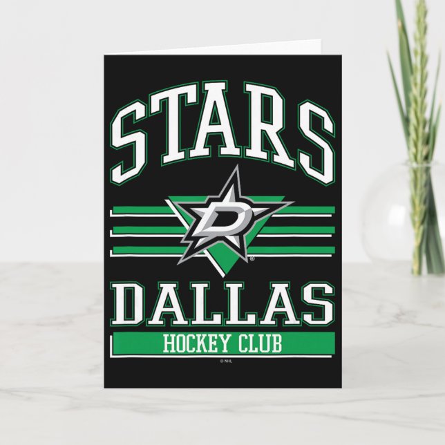 Dallas Stars Hockey Club Black Officially Licensed Kort (Framsida)