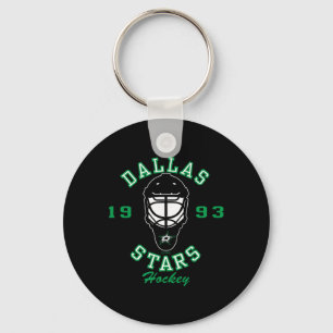 Dallas Stars ishockeymask svart officiellt licensi Nyckelring