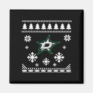 Dallas Stars Ugly jul Sweater Holidaze Magnet