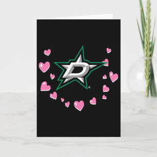 Dallas Stars Valentine kärlek Nhl officiellt licen Kort