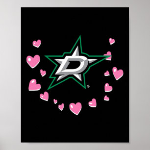 Dallas Stars Valentine kärlek Nhl officiellt licen Poster
