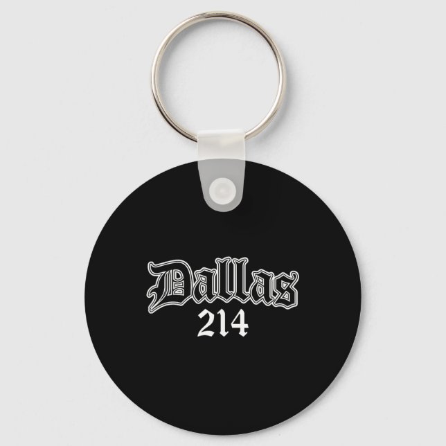 Dallas Texas 214 Nyckelring (Framsida)