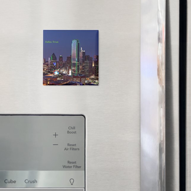 Dallas, Texas Aerial view Magnet (In Situ (Fridge))