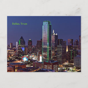 Dallas, Texas Aerial view Vykort