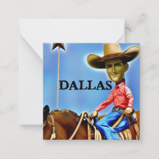 Dallas, Texas Anteckningskort