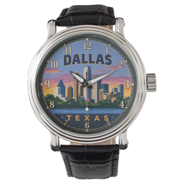 Dallas Texas  Armbandsur (Framsida)