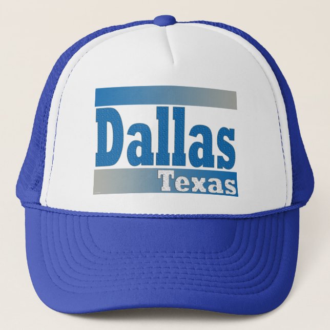 Dallas Texas blå hatt Keps (Framsida)