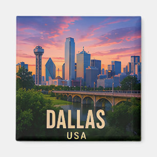 Dallas Texas Bro Resa Present Magnet