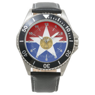 Dallas (Texas City flagga Watch) Armbandsur