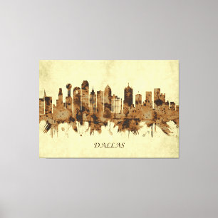 Dallas Texas Cityscape Canvastryck