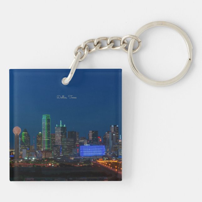 Dallas, Texas cityscape-fotografi, (Baksidan)
