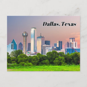 Dallas, Texas Downtown View Vykort