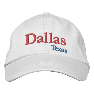 Dallas Texas Embroized Baseball Cap Broderad Keps