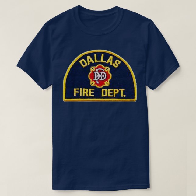 Dallas Texas Fire Department T Shirt (Design framsida)