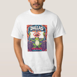 Dallas Texas Frog No Kings in America T Shirt