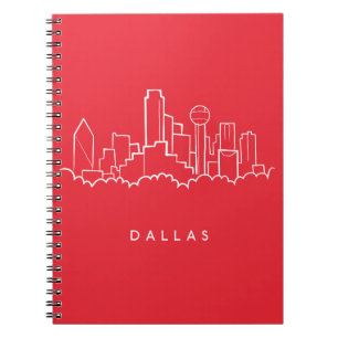 Dallas Texas horisont Anteckningsbok