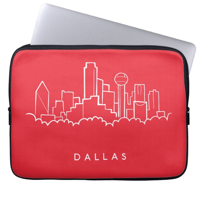 Dallas Texas horisont Laptop Fodral (Framsidan)