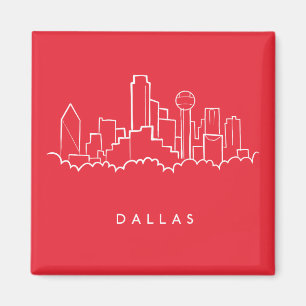 Dallas Texas horisont Magnet