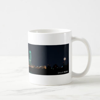 Dallas Texas horisont på natten Kaffemugg