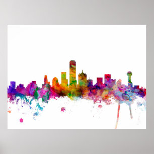 Dallas Texas horisont Poster