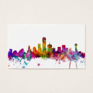 Dallas Texas horisont Visitkort