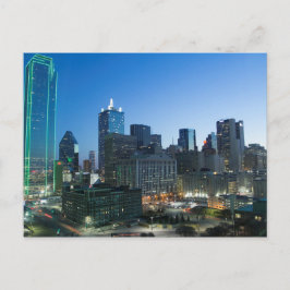 Dallas, Texas i tidigt morse. Vykort