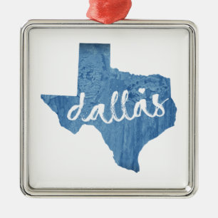 Dallas, Texas Julgransprydnad Metall