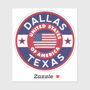 DALLAS, Texas Klistermärken