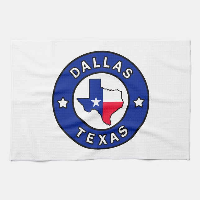Dallas Texas Kökshandduk (Horisontell)