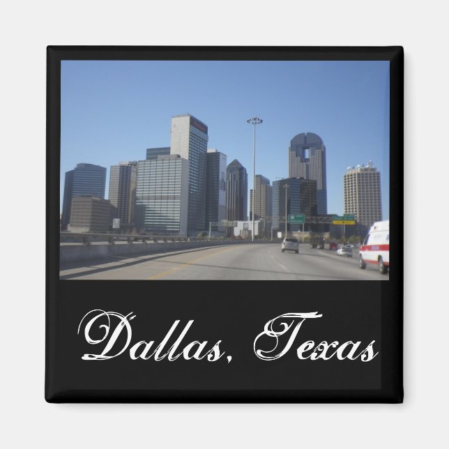 Dallas, Texas magnet (Framsidan)