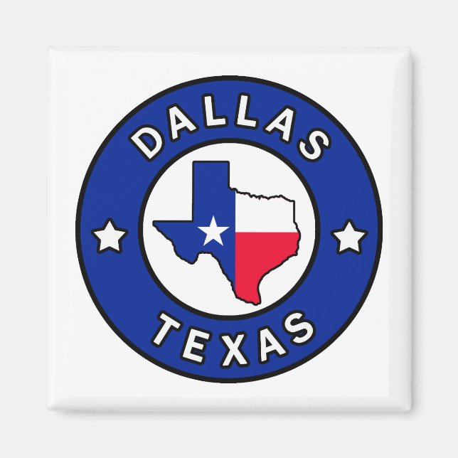 Dallas Texas Magnet (Framsidan)