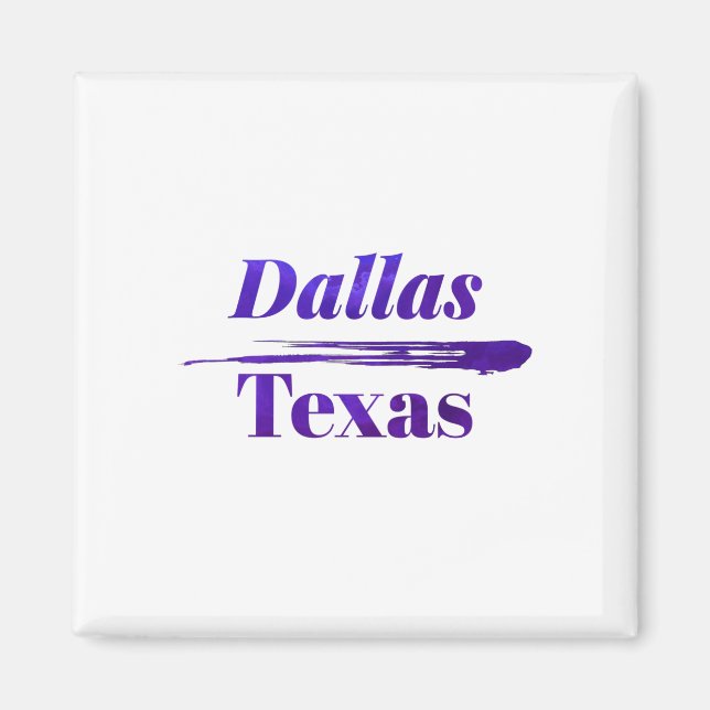 Dallas Texas Magnet (Framsidan)