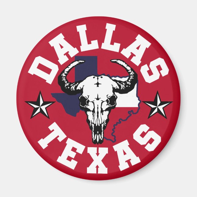 Dallas,Texas Magnet (Framsidan)