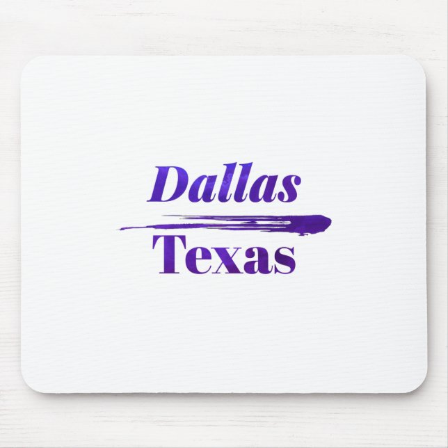 Dallas Texas Musmatta (Framsidan)