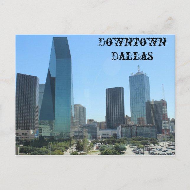Dallas Texas nr 3 Vykort (Framsida)